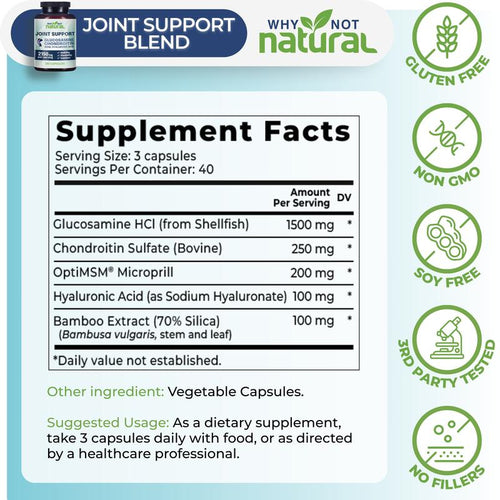 Why Not Natural Glucosamine Chondroitin